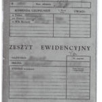 Polish book of military records - zeszyt ewidencyjny. Extremely useful when applying for Polish Citizenship Certificate.